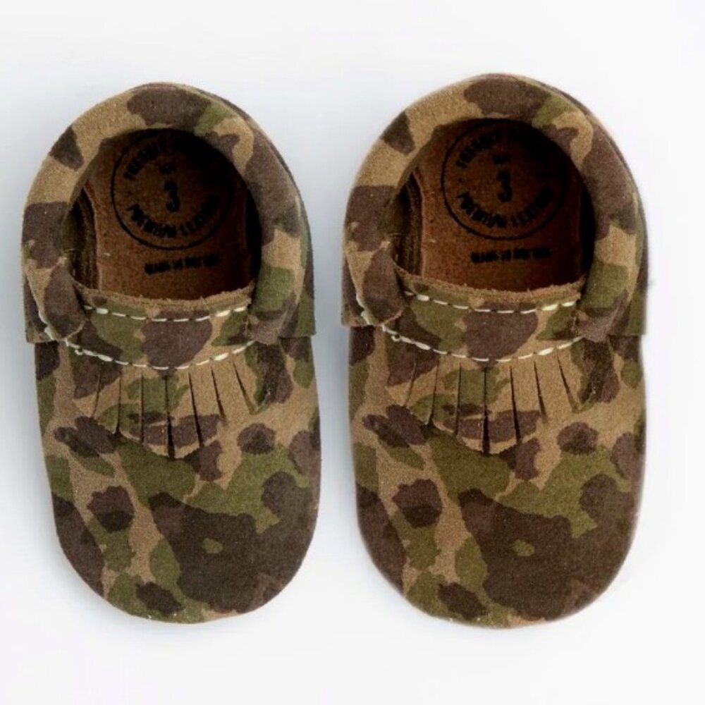 Freshly Picked Camo Moccasins